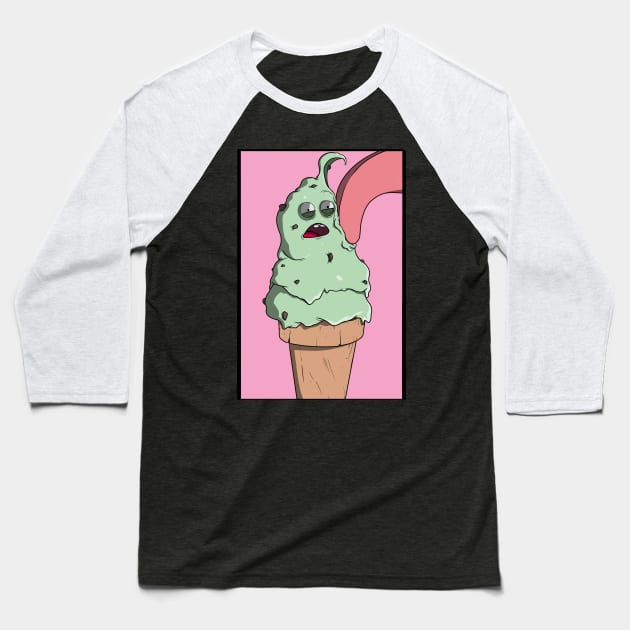 Licked Baseball T-Shirt by ArtOfJHammond